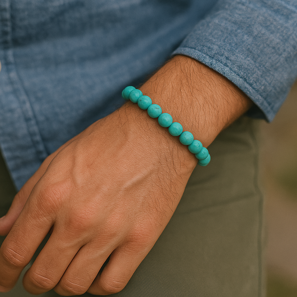 Blue Turquoise Bracelet