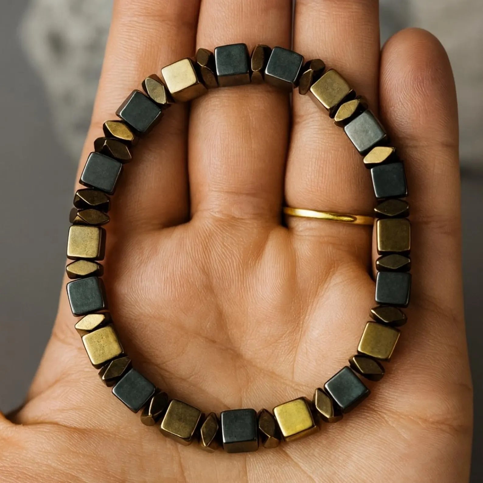 Hematite Vitality & Focus Bracelet