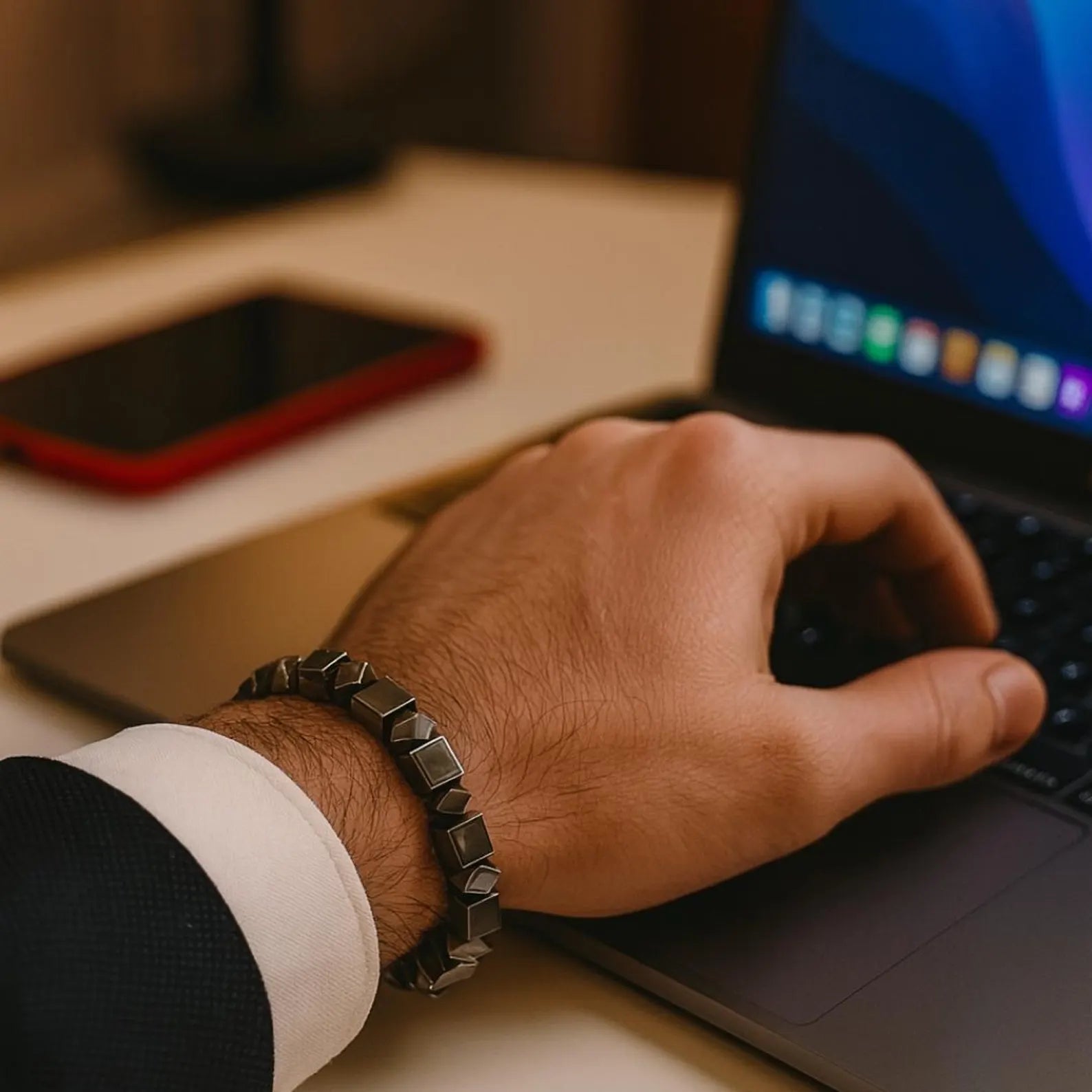 Hematite Vitality & Focus Bracelet