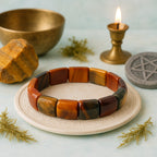 Trinity Tiger Eye Aegis Bracelet | 10x17 mm Premium Cut