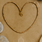 Sunstone Necklace – 3 mm Faceted Crystal