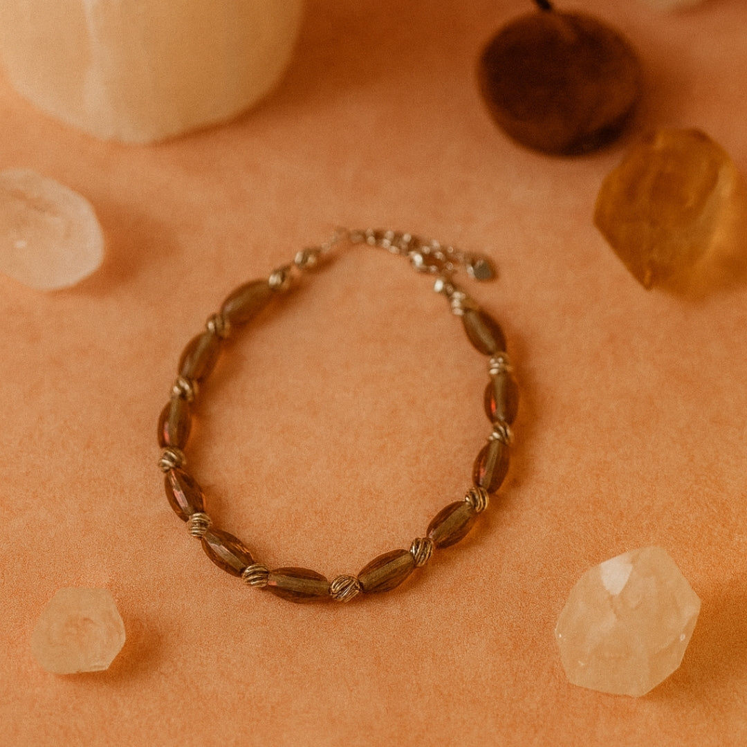 Zultanite Maliya Bracelet | 8x5 mm Faceted Oval Crystal with 925 Silver | Rare Color-Change Gemstone