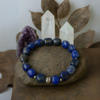 Sodalite Bracelet 8x10mm Crystal Jewelry Handmade Gemstone Gift
