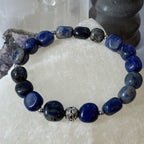 Sodalite Bracelet 8x10mm Crystal Jewelry Handmade Gemstone Gift