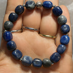 Sodalite Bracelet 8x10mm Crystal Jewelry Handmade Gemstone Gift