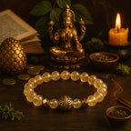 Citrine & Hematite Energy Bracelet ✨ 8mm Gemstone Beads