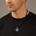 Smoky Quartz Necklace 925 Silver | 8mm Beads