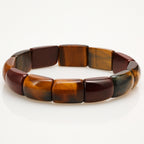 Trinity Tiger Eye Aegis Bracelet | 10x17 mm Premium Cut