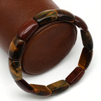 Trinity Tiger Eye Aegis Bracelet | 10x17 mm Premium Cut