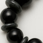 Obsidian Cat Eye Bracelet | 10 mm Natural Stone Beads