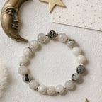 Tourmalinated Moonstone 10mm Bracelet | Afanesyova Ay Baksı – Moon Shaman