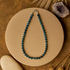 Apatite Necklace 6 mm | 925 Sterling Silver