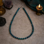 Apatite Necklace 6 mm | 925 Sterling Silver