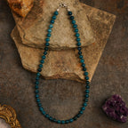 Apatite Necklace 6 mm | 925 Sterling Silver