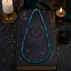 Apatite Necklace 6 mm | 925 Sterling Silver