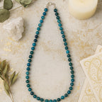 Apatite Necklace 6 mm | 925 Sterling Silver