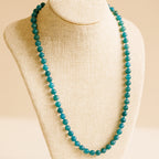 Apatite Necklace 6 mm | 925 Sterling Silver