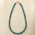 Apatite Necklace 6 mm | 925 Sterling Silver