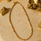 Sunstone Necklace – 3 mm Faceted Crystal