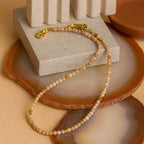 Sunstone Necklace – 3 mm Faceted Crystal