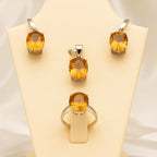 Diaspore Zultanite Color Change Jewelry Gift Set | Sterling Silver Ring + Earrings + Necklace