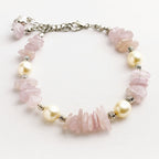 Kunzite Pearl Bracelet