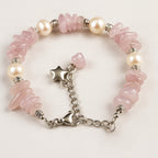 Kunzite Pearl Bracelet