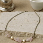 Kunzite Pearl Necklace