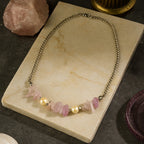 Kunzite Pearl Necklace