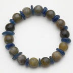Labradorite Kyanite 10 mm Bracelet - Handcrafted Crystal Jewelry Gift