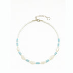 Moonstone Aquamarine Necklace