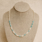Moonstone Aquamarine Necklace