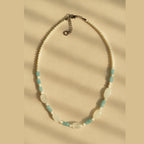 Moonstone Aquamarine Necklace