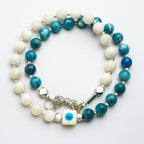 Moonstone Blue Apatite Necklace