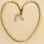 Morganite Radiance Necklace | 5mm Faceted Morganite | Gold Accents