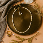 Pearl Metamorphosis Choker | Butterfly Talisman of Moonlight