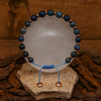 Dumortierite Hematite Bracelet Mind Focus Talisman 6mm