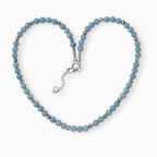 Angelite Faceted Crystal Necklace 6mm