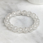 Quartz Bracelet – Purelight Codex | 10 mm Clear Quartz Beads
