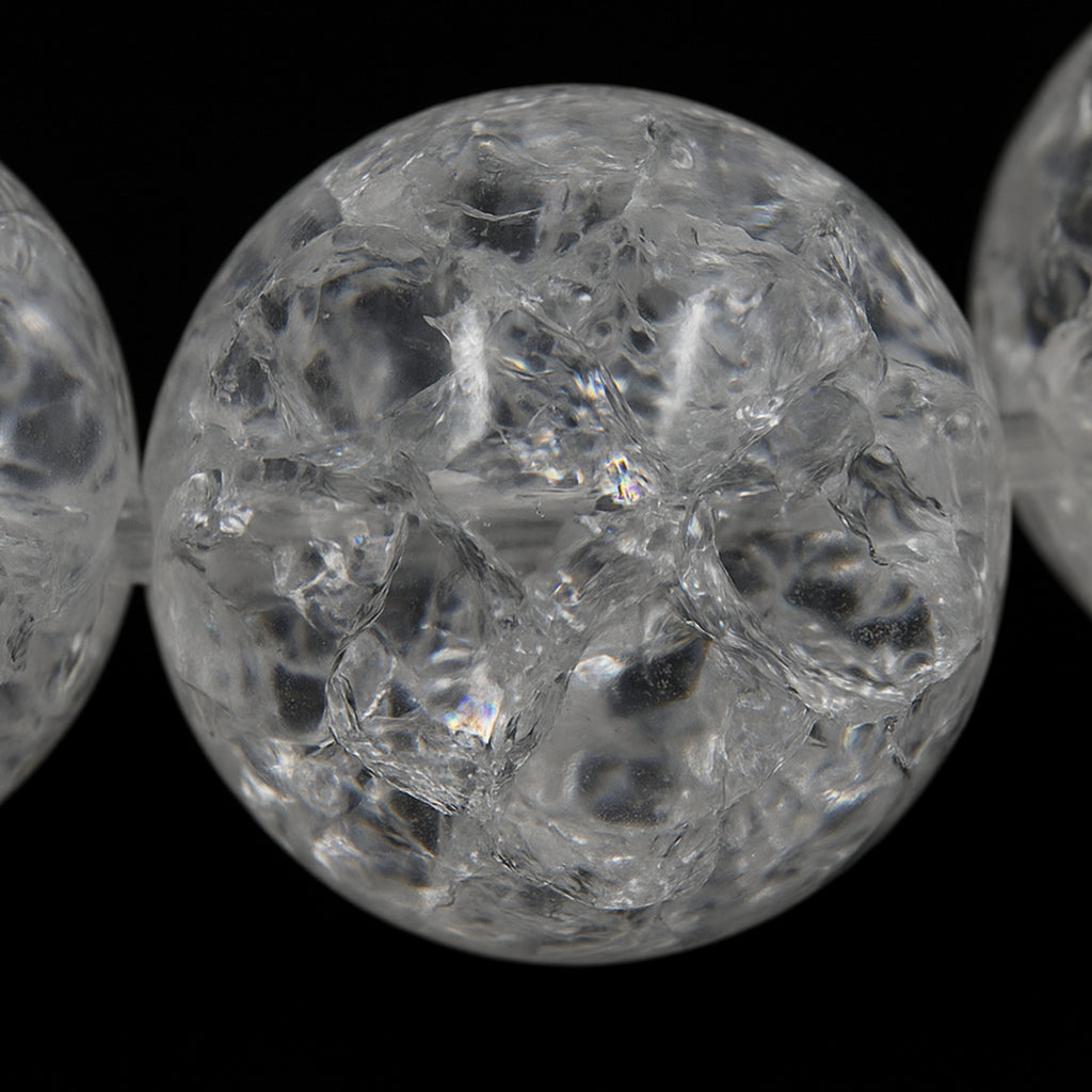 Quartz Bracelet – Purelight Codex | 10 mm Clear Quartz Beads