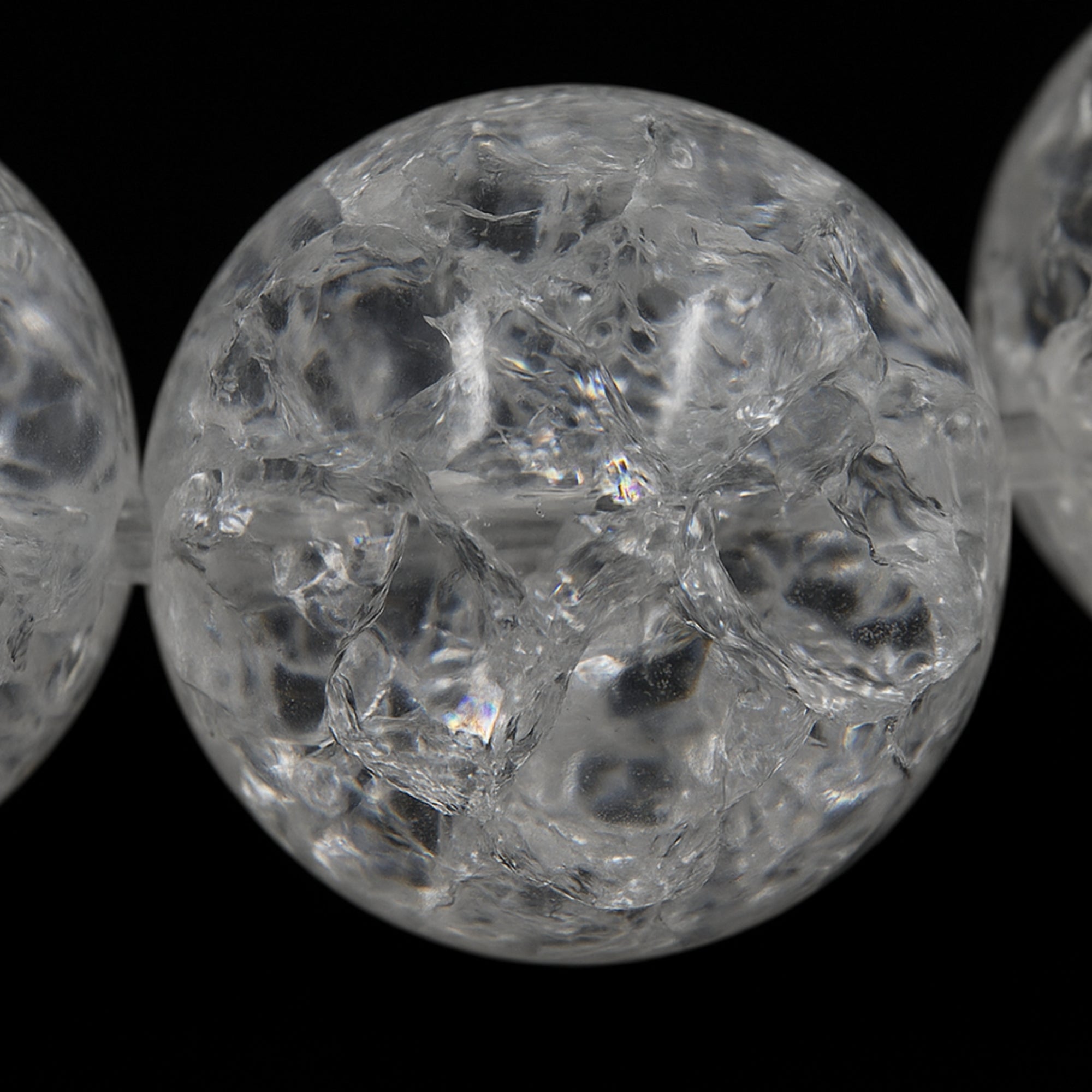 Quartz Bracelet – Purelight Codex | 10 mm Clear Quartz Beads