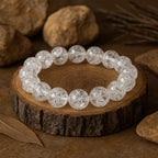 Quartz Bracelet – Purelight Codex | 10 mm Clear Quartz Beads