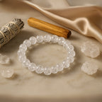 Quartz Bracelet – Purelight Codex | 10 mm Clear Quartz Beads