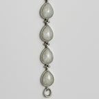 Rainbow Moonstone 925 Silver Bracelet