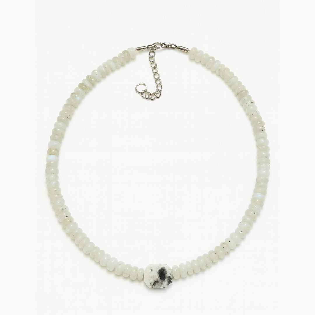 Rainbow Moonstone Necklace