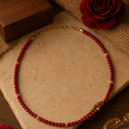 Red Coral Necklace 4 mm | Shakti-Ra Talisman