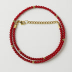 Red Coral Necklace 4 mm | Shakti-Ra Talisman