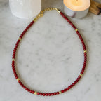 Red Coral Necklace 4 mm | Shakti-Ra Talisman