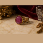 Codex of Fireheart Ruby Copper Ring