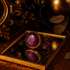 Codex of Fireheart Ruby Copper Ring